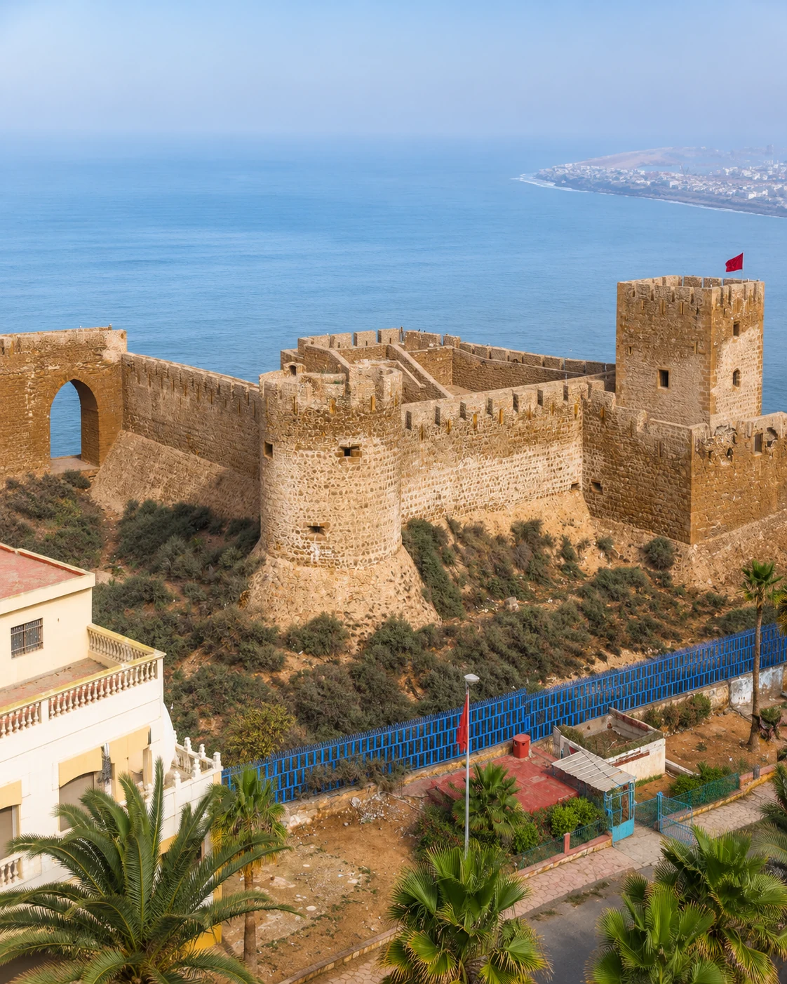Atlantic Coast of Morocco — coastal fortress above the ocean