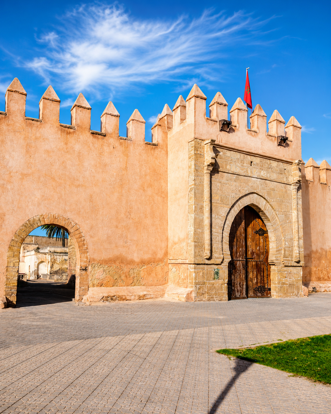 Settat historic inland gate and ramparts