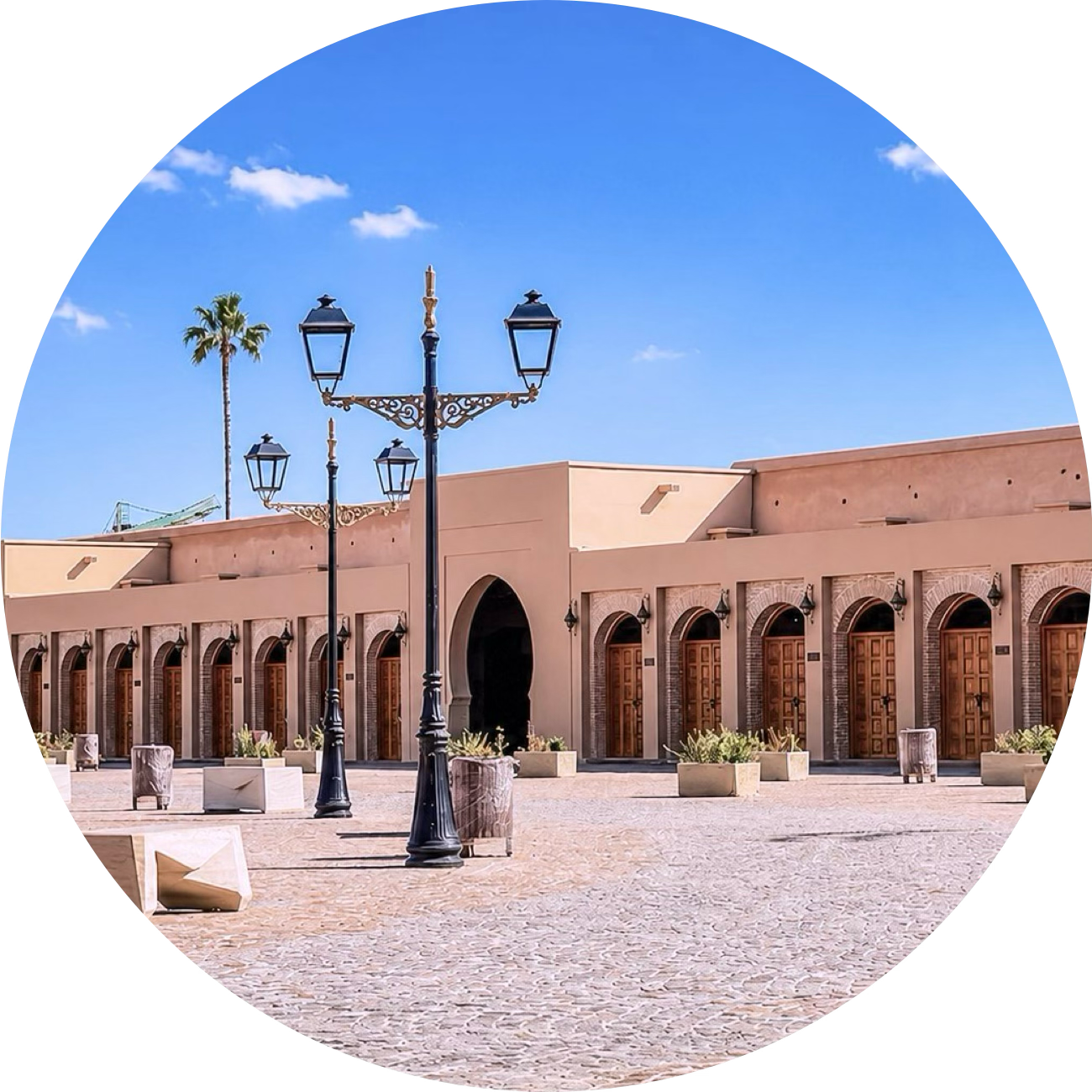 Meknès courtyard atmosphere