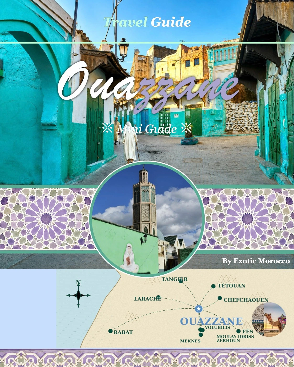 Cover of the Ouazzane Premium Visual City Guide
