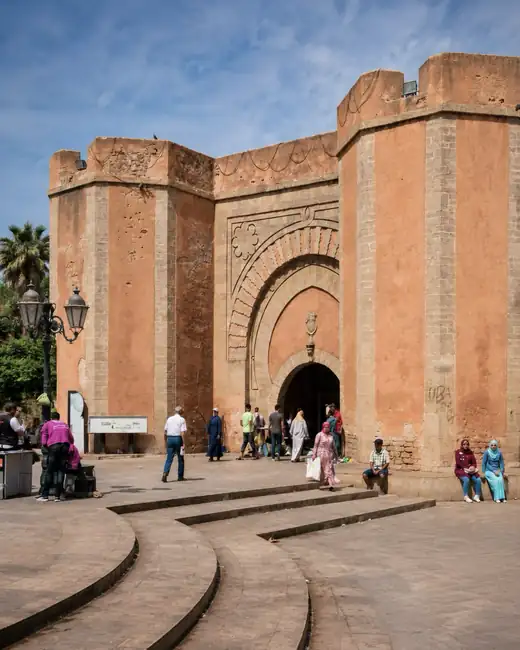 Bab El-Had, monumental gateway to Rabat medina