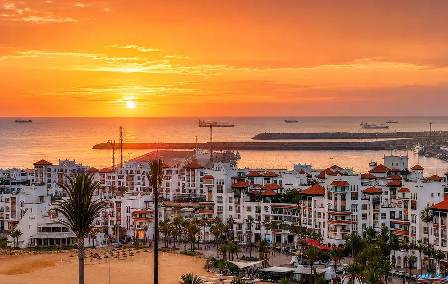 Agadir — Souss Gateway — Beach light