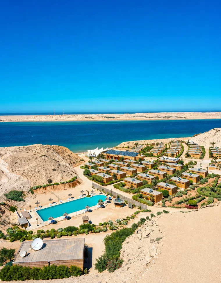 Dakhla — Lagoon & Desert Sea — Lagoon horizon