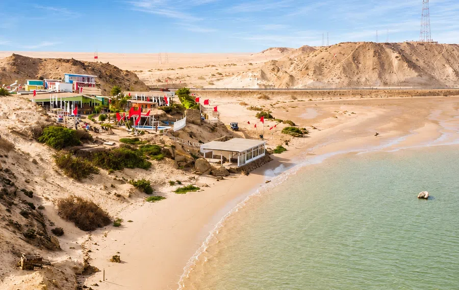 Dakhla — Lagoon & Desert Sea — Peninsula light