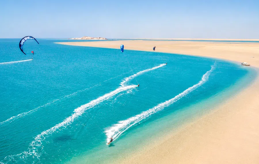 Dakhla — Lagoon & Desert Sea — Lagoon shore