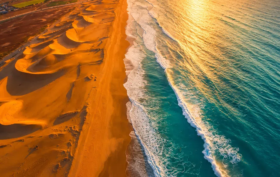 Dakhla — Lagoon & Desert Sea — Lagoon light