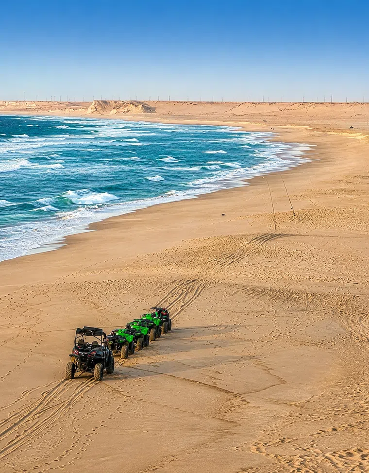 Atlantic Morocco placeholder — Desert-sea horizon