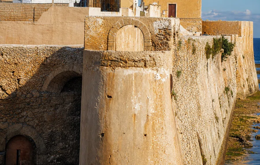 El Jadida — Mazagan Walls — Atlantic stone