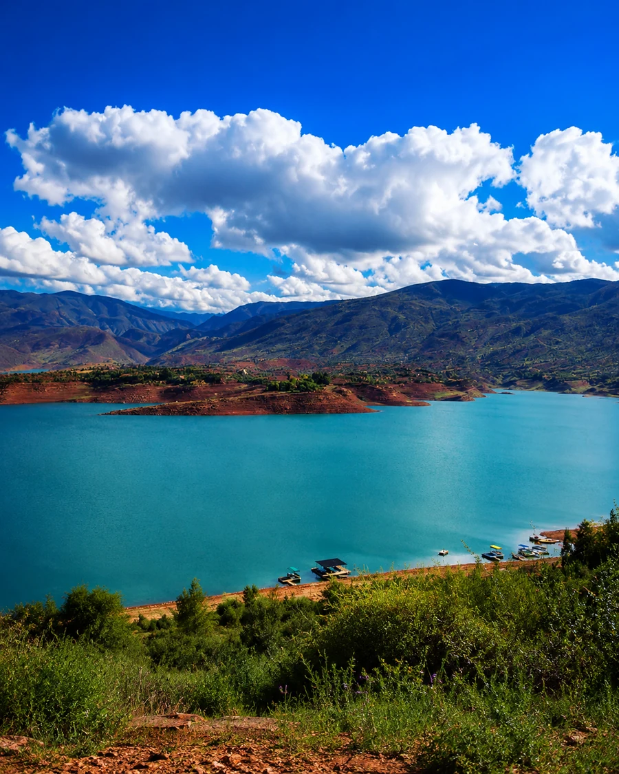 Bin El Ouidane lake — Atlas, Interior and Mountain Morocco
