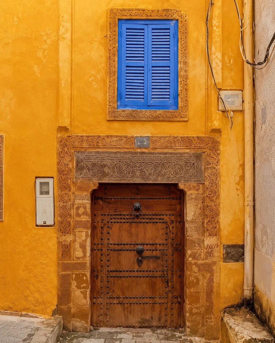 Ochre Medina Door