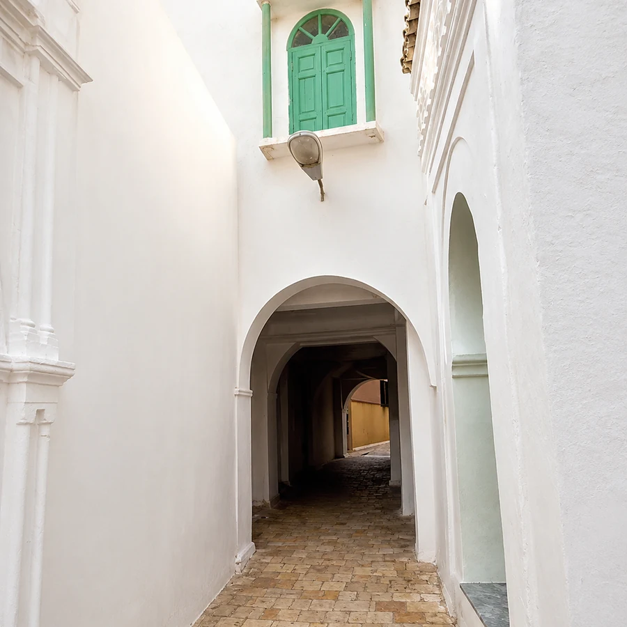 Spiritual Courtyard Passage