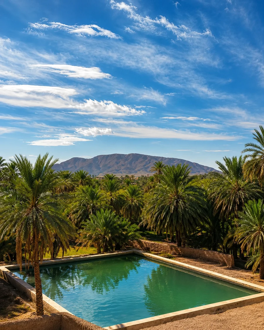 Palm Pool Edge