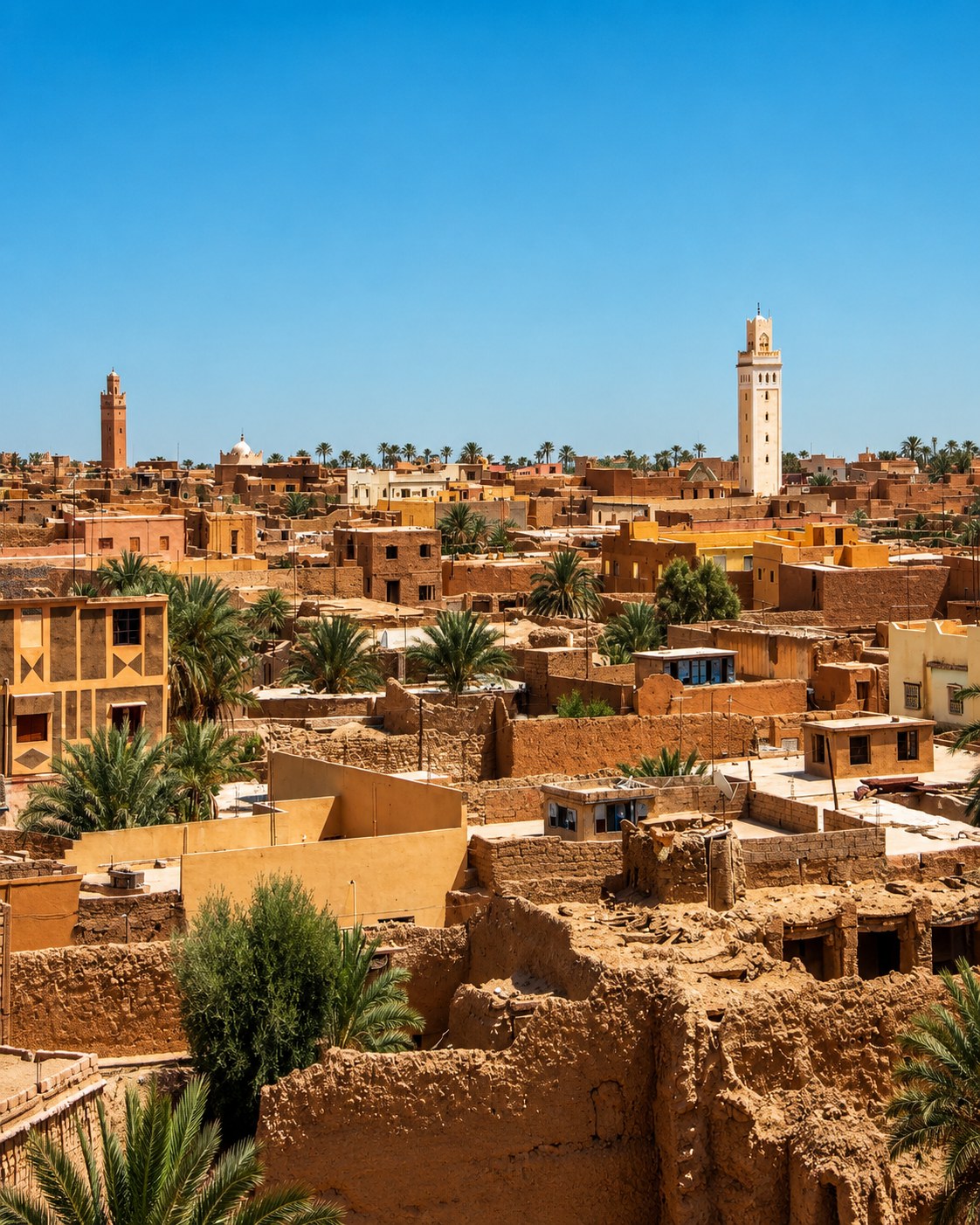 Figuig oasis circle image