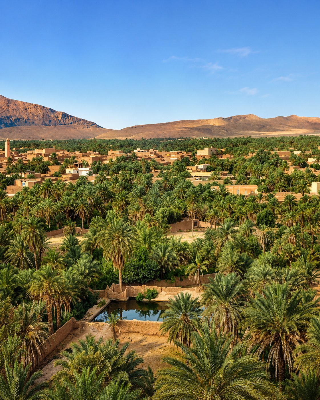 Eastern oasis routes visual language image