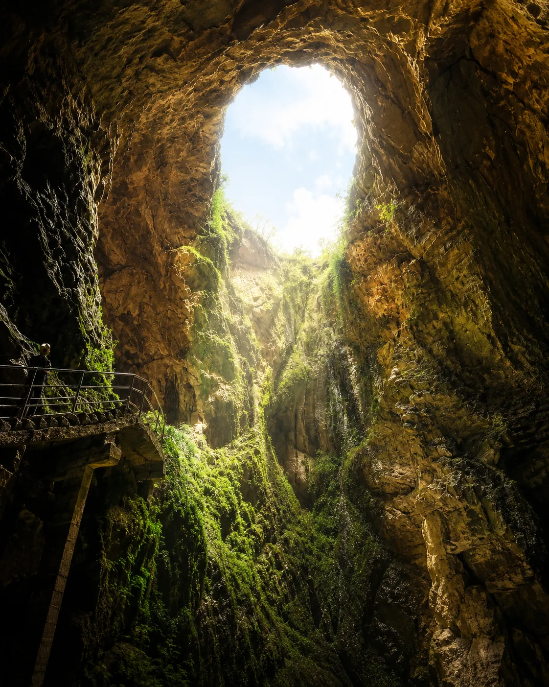 Cave opening