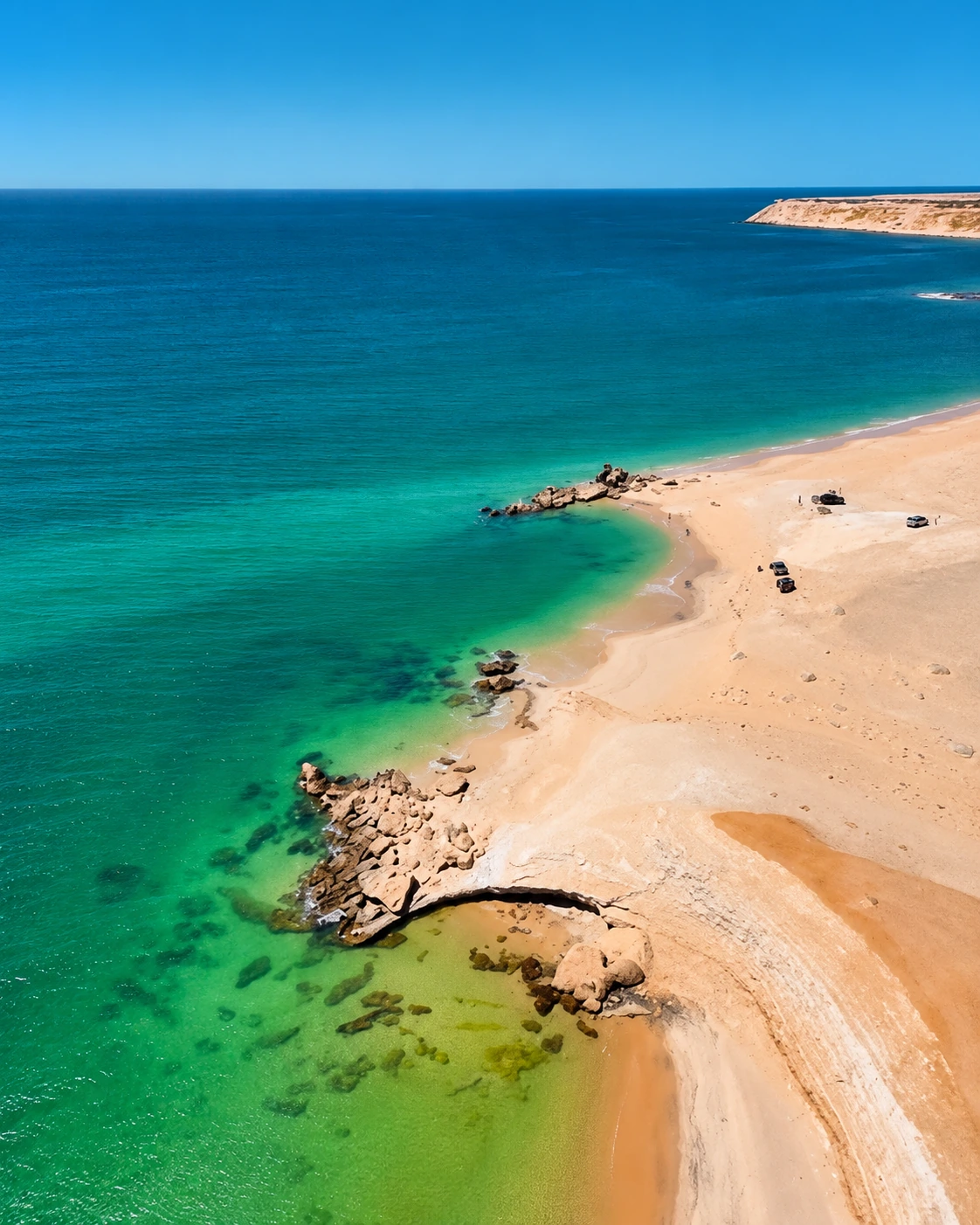 Puerto Rico Beach in the Dakhla region of southern Morocco