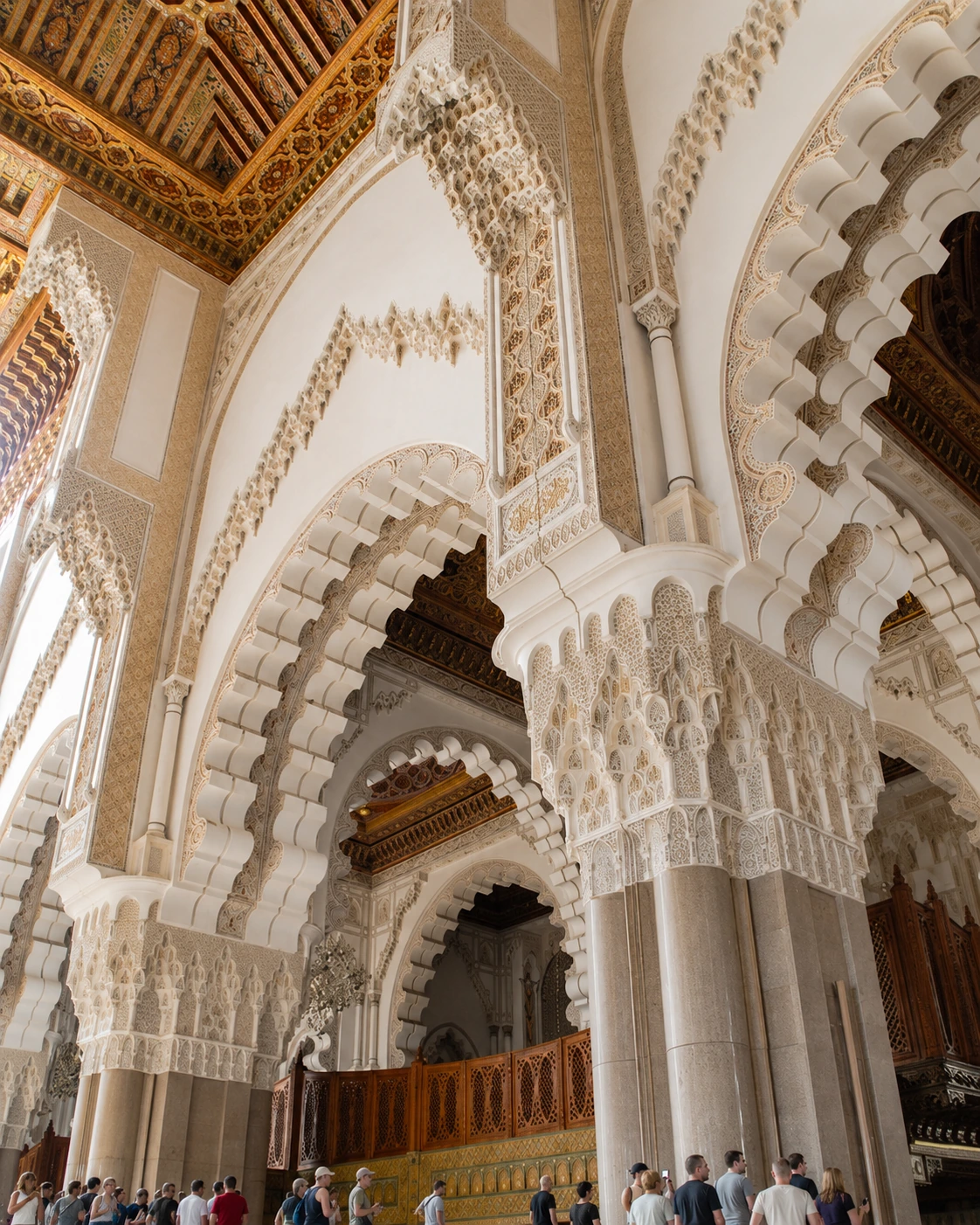 Architecture and urban detail across Morocco with coast, white towns and blue-white landmarks