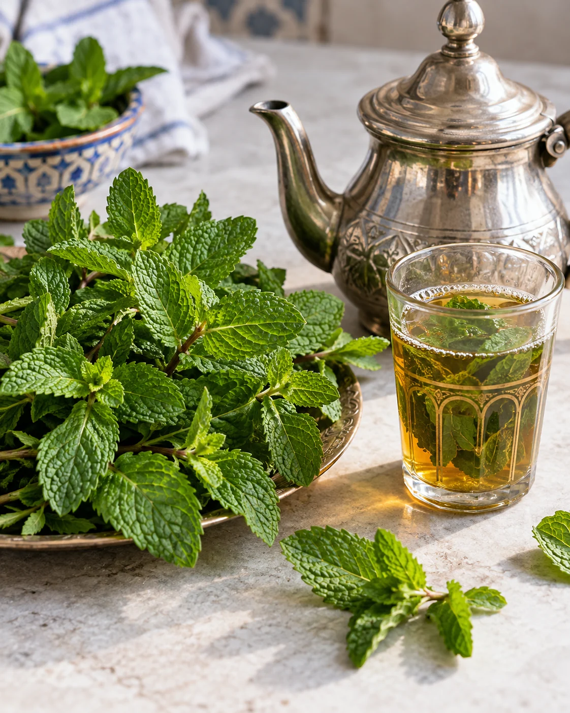 Mint tea