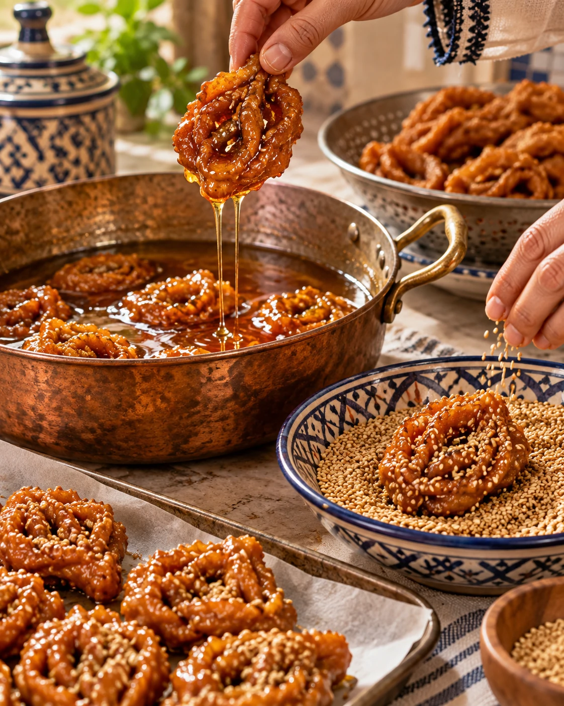 From fried pastry to glossy finish