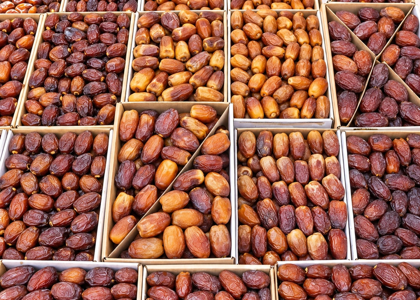 Dates sorted into separate boxes