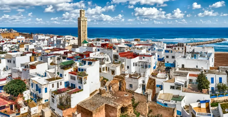 The medina and Atlantic skyline of Rabat