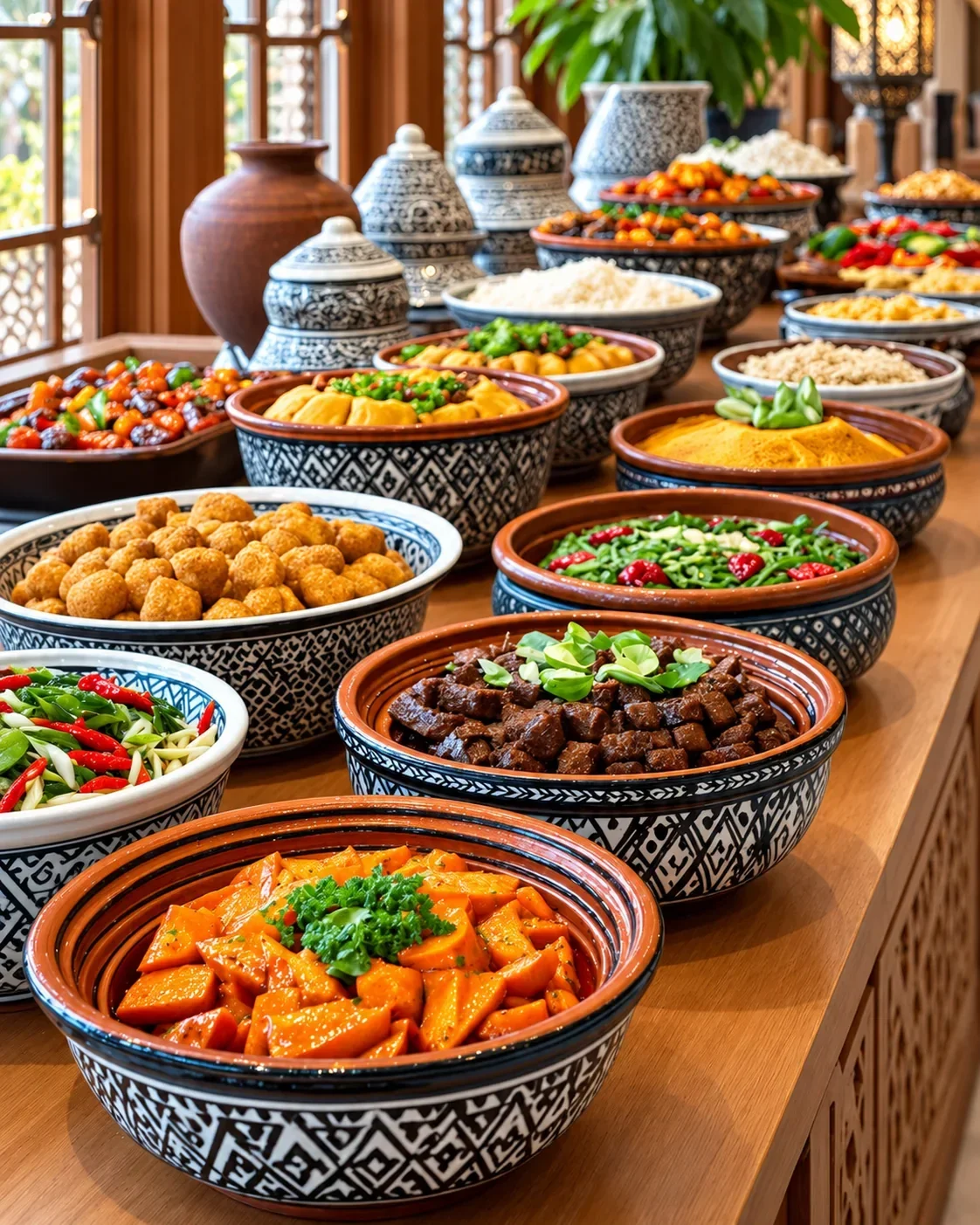 The restaurant meal