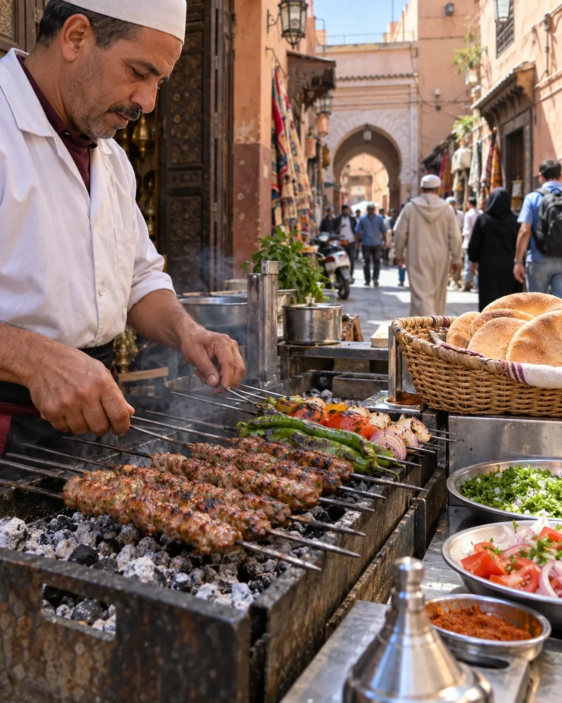 The street-side grill