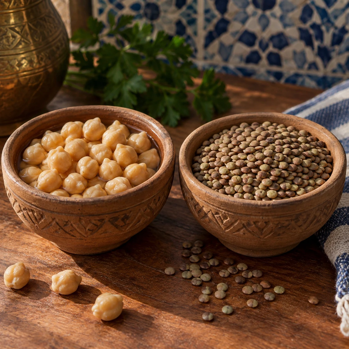 Chickpeas & lentils