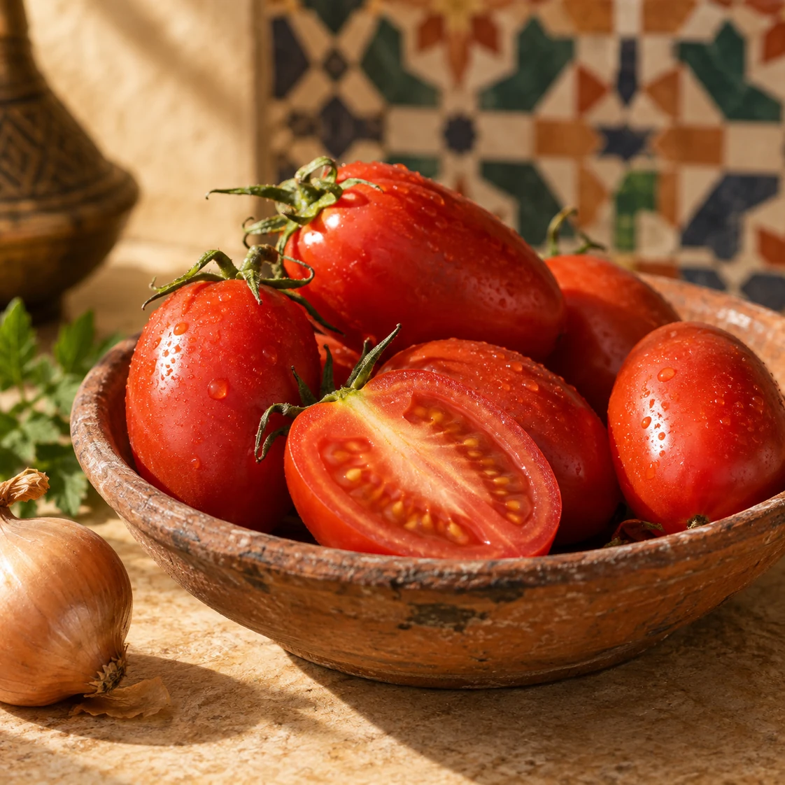 Tomato & onion