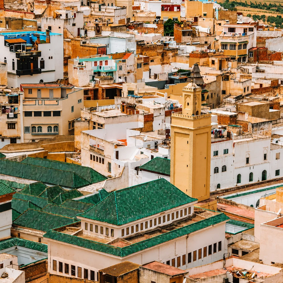 Moulay Idriss Zerhoun Hill Town