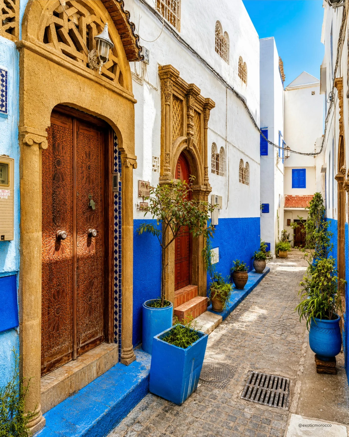 Oudayas blue lanes