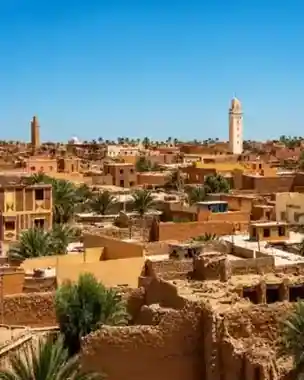 Figuig oasis circle image