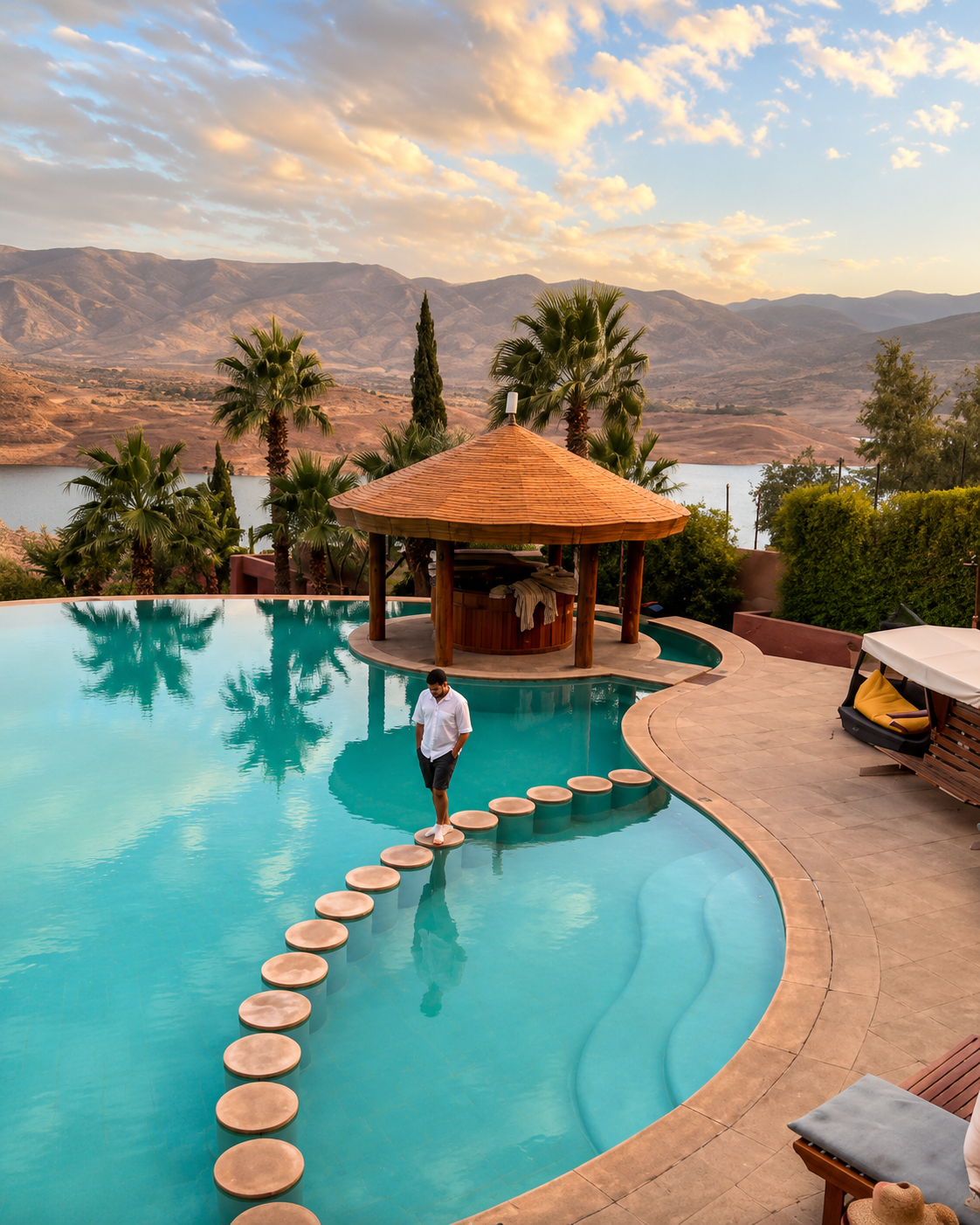 Beni Mellal lakeside mountain retreat