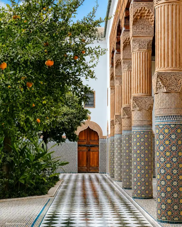 Glaoui Palace in Marrakech