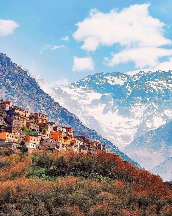 Imlil and the High Atlas mountains near Marrakech