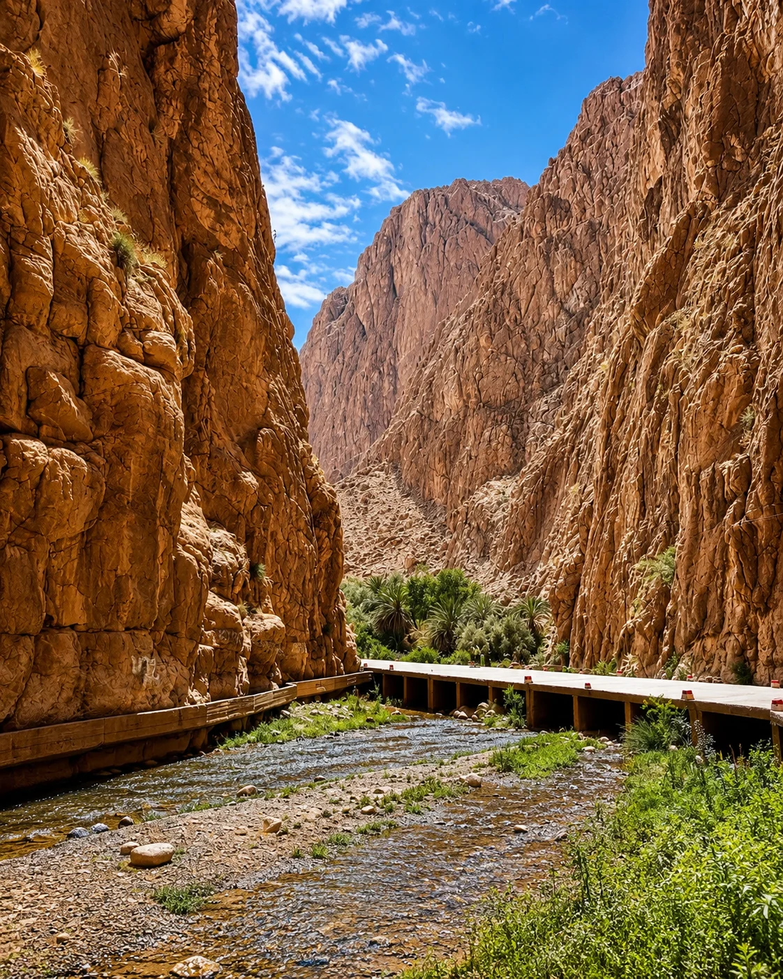 Tinghir — Todra Palms &amp; Gorge Landscapes — Todra Gorge