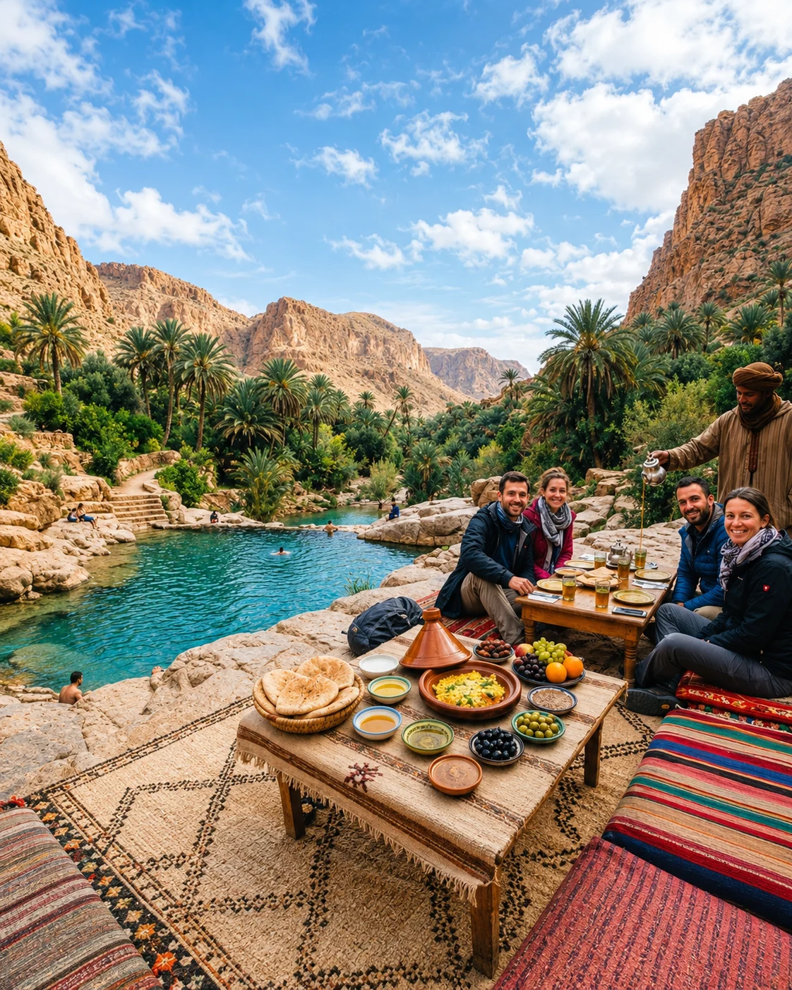 Tinghir — Todra Palms &amp; Gorge Landscapes — Todra palms