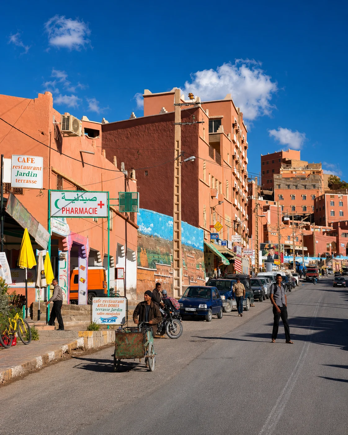 Southern Morocco route detail image — Tinghir palms