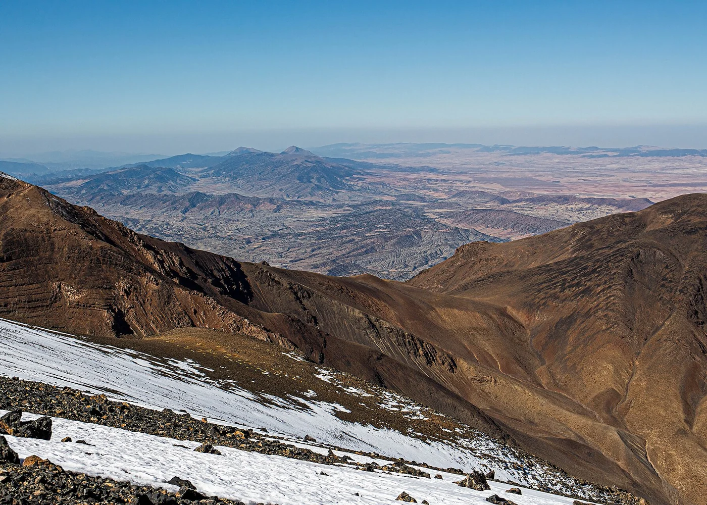A view from Jbel Ayachi in the eastern High Atlas.