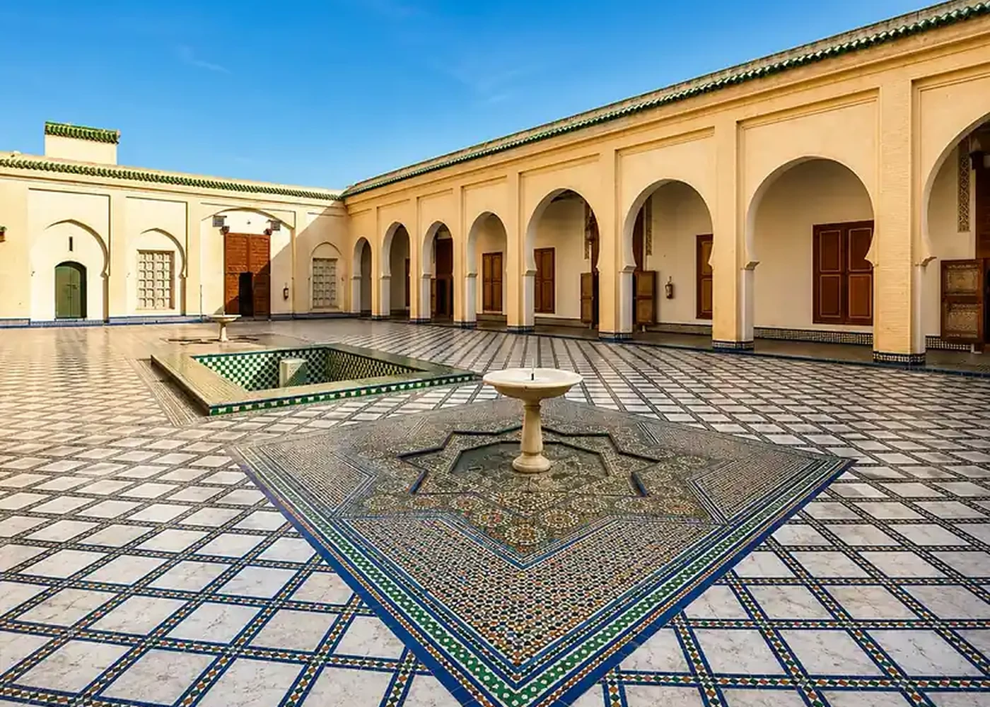 Dar Batha courtyard, Fez.