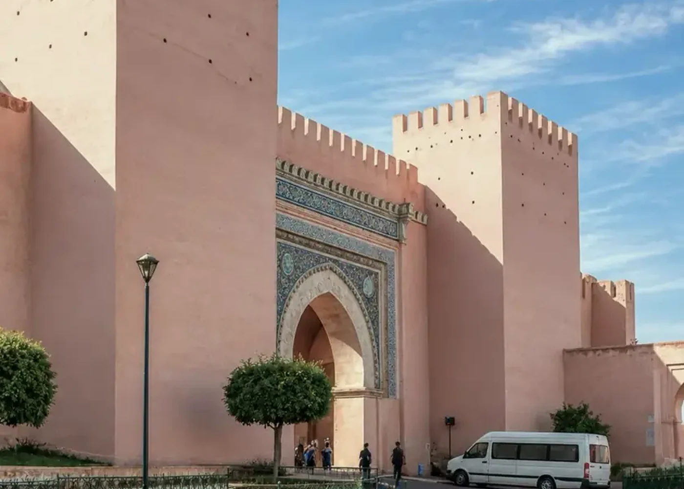 A monumental entrance in Meknes.