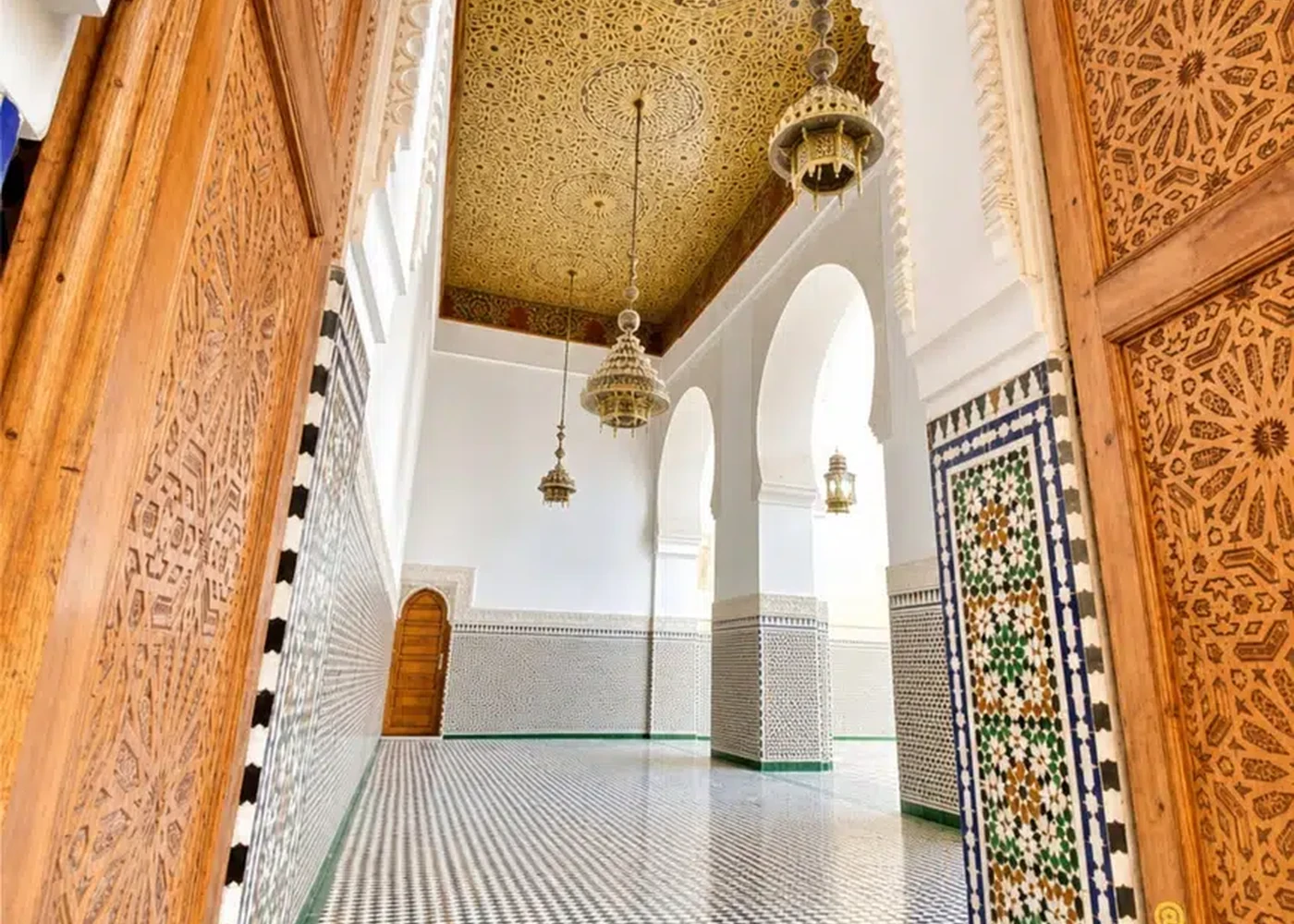 Decorated doorway from the Exotic Morocco collection.