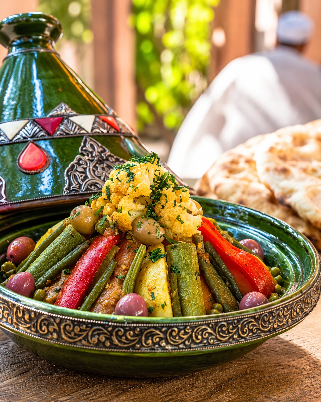 A household vegetable tagine