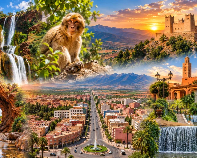 Béni Mellal — city or landscape context from the Exotic Morocco collection.