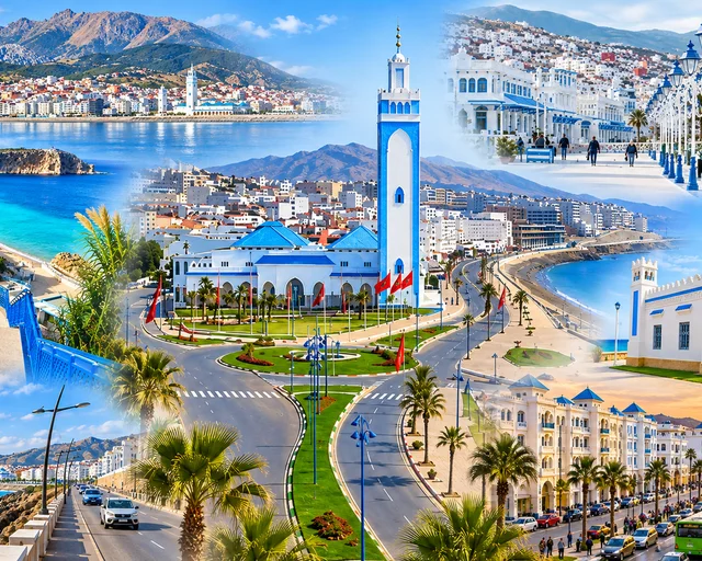 Fnideq — city or landscape context from the Exotic Morocco collection.