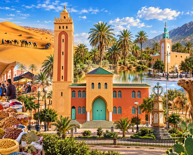 Guelmim — city or landscape context from the Exotic Morocco collection.