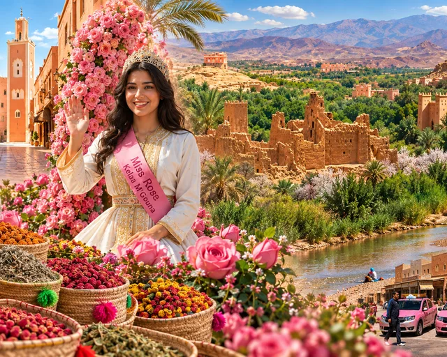 Kelaat M'Gouna — city or landscape context from the Exotic Morocco collection.