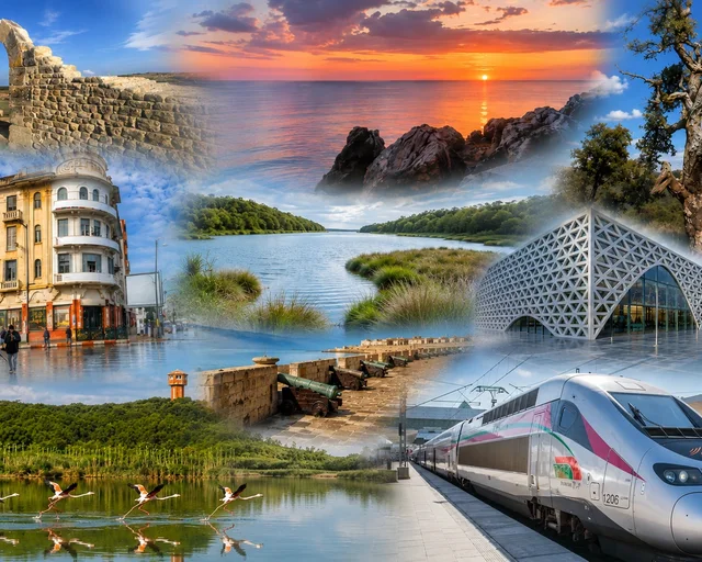 Kénitra — city or landscape context from the Exotic Morocco collection.