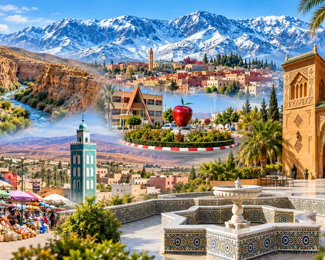 Midelt — city or landscape context from the Exotic Morocco collection.