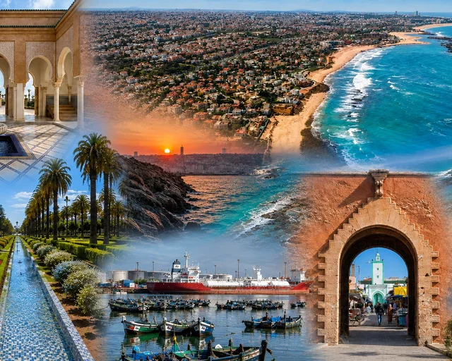 Mohammedia — city or landscape context from the Exotic Morocco collection.